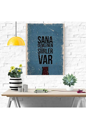 Ahşap Retro Mdf Poster , Komik Sözler , Duvar Yazıları , Manzara ,  Tarih , Edebiyat - Tbl0130