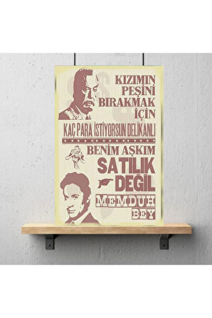 Ahşap Retro Mdf Poster , Komik Sözler , Duvar Yazıları , Manzara ,  Tarih , Edebiyat - Tbl0149