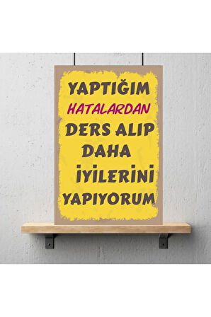 Ahşap Retro Mdf Poster , Komik Sözler , Duvar Yazıları , Manzara ,  Tarih , Edebiyat - Tbl0293