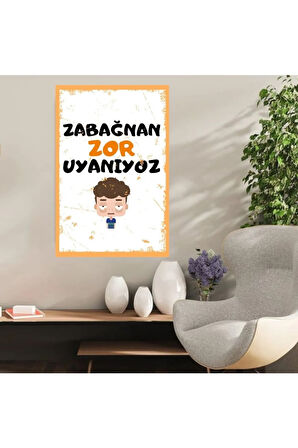 Ahşap Retro Mdf Poster , Komik Sözler , Duvar Yazıları , Manzara ,  Tarih , Edebiyat - Tbl00301
