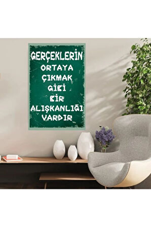 Ahşap Retro Mdf Poster , Komik Sözler , Duvar Yazıları , Manzara ,  Tarih , Edebiyat - Tbl0318