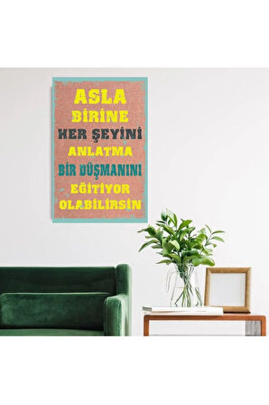 Ahşap Retro Mdf Poster , Komik Sözler , Duvar Yazıları , Manzara ,  Tarih , Edebiyat - Tbl0374