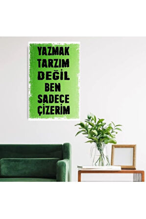 Ahşap Retro Mdf Poster , Komik Sözler , Duvar Yazıları , Manzara ,  Tarih , Edebiyat - Tbl0386