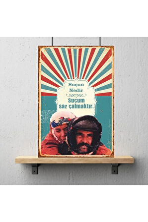 Ahşap Retro Mdf Poster , Komik Sözler , Duvar Yazıları , Manzara ,  Tarih , Edebiyat - Tbl0408