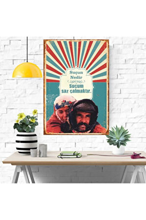 Ahşap Retro Mdf Poster , Komik Sözler , Duvar Yazıları , Manzara ,  Tarih , Edebiyat - Tbl0408