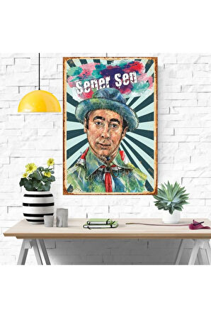 Ahşap Retro Mdf Poster , Komik Sözler , Duvar Yazıları , Manzara ,  Tarih , Edebiyat - Tbl0422