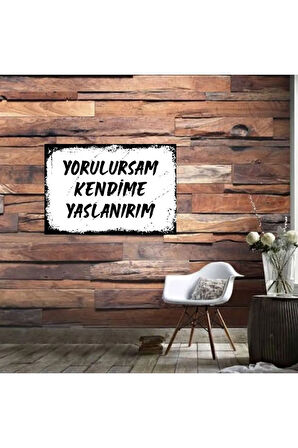 Ahşap Retro Mdf Poster , Komik Sözler , Duvar Yazıları , Manzara ,  Tarih , Edebiyat - Tbl0550