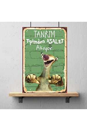 Ahşap Retro Mdf Poster , Komik Sözler , Duvar Yazıları , Manzara ,  Tarih , Edebiyat - Tbl0810