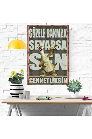 Ahşap Retro Mdf Poster , Komik Sözler , Duvar Yazıları , Manzara ,  Tarih , Edebiyat - Tbl0811