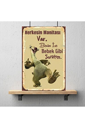 Ahşap Retro Mdf Poster , Komik Sözler , Duvar Yazıları , Manzara ,  Tarih , Edebiyat - Tbl0812