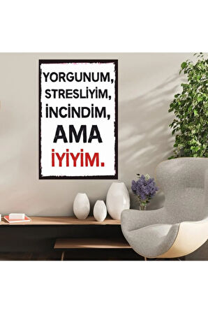 Ahşap Retro Mdf Poster , Komik Sözler , Duvar Yazıları , Manzara ,  Tarih , Edebiyat - Tbl0815