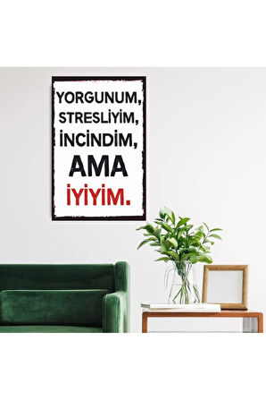 Ahşap Retro Mdf Poster , Komik Sözler , Duvar Yazıları , Manzara ,  Tarih , Edebiyat - Tbl0815