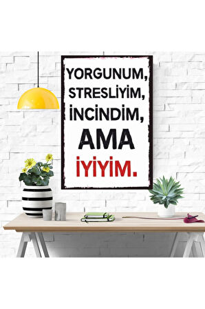 Ahşap Retro Mdf Poster , Komik Sözler , Duvar Yazıları , Manzara ,  Tarih , Edebiyat - Tbl0815