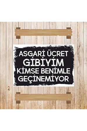 Ahşap Retro Mdf Poster , Komik Sözler , Duvar Yazıları , Manzara ,  Tarih , Edebiyat - Tbl0818