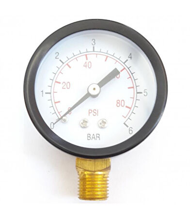 Manometre 50X6 Bar