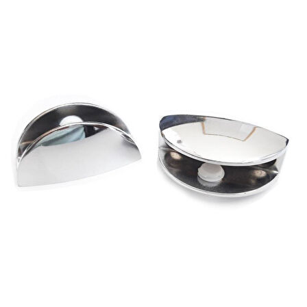 Oval Krom Etejer Camı Tutucu Takımı