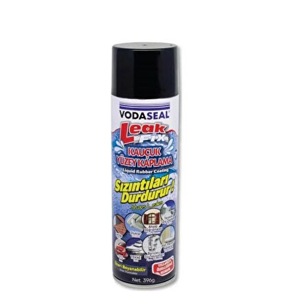 Vodaseal Leak Fix Kauçuk İzolasyon Spreyi 396 gr Siyah