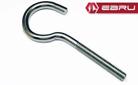 Açık Metrik Kanca M6 x 60 - 100 Adet