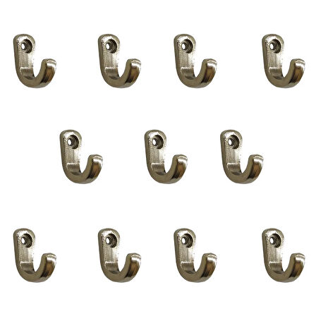 Tekli Bijuteri, Dekor Askısı - Nikel, 100 Adet, 10x18x22 mm