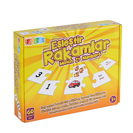 EDU-1006 Eşleştir Rakamlar Oyunu -Chiva