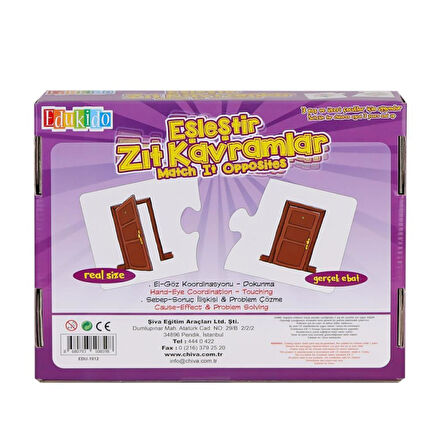 EDU-1012 Eşleştir Zıt Kavramlar -Chiva