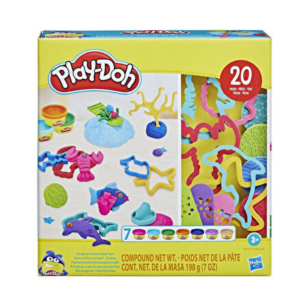 Nessi World F7384 Play-Doh Creations Hayal Gücü Şekilleri Seti +3 yaş