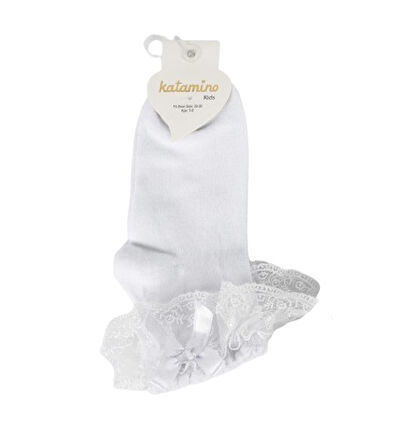 Ada Aks. Soket Çorap K22045 Beyaz