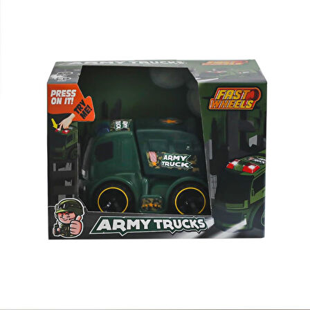 ER-246 Fast Wheels Asker Kamyonu -Erdem Oyuncak