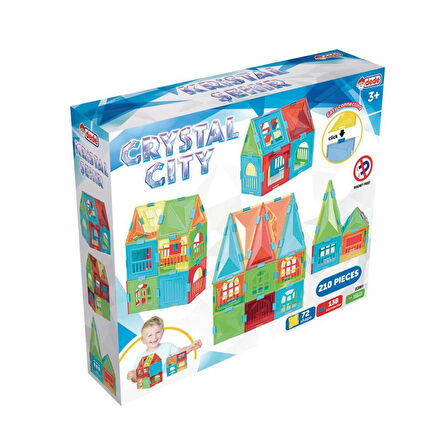 03991  Kristal Şehir 210 Parça -Dede