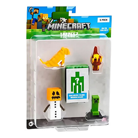 Minecraft 3D Figür Toppeez 5'li