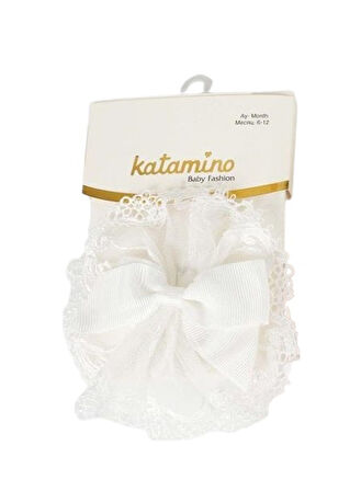 Katamino Kurdele Popo Aks. Kız Bebek Külotlu Çorap K32071 Asorti