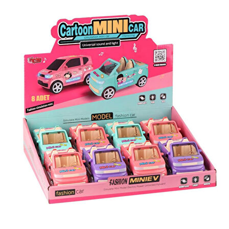 ZR169-1  Işıklı Müzikli Çarp Dön Üstü Açık Araba -Vardem Oyuncak