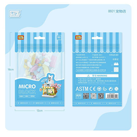 LZ8601 LOZ Blok Oyuncak Mini Poşet -Vagonlife