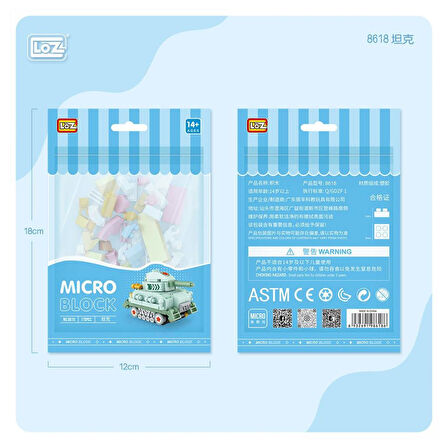 LZ8618 LOZ Blok Oyuncak Mini Poşet -Vagonlife