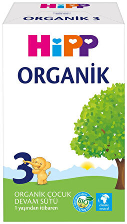 Hipp 3 Organik Devam Sütü 300 Gr