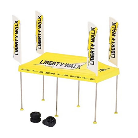 Mini GT 1/64 Paddock Service Tent Set - LB Racing