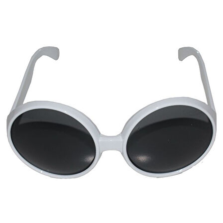   80 li Yıllar Beyaz Renk Nostalji Yeşilçam Parti Gözlüğü