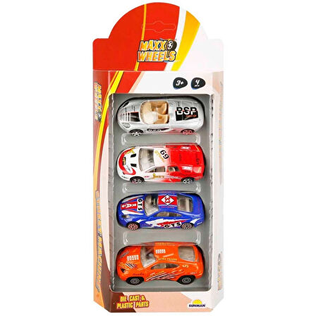 Street Machine 4'lü Mini Araçlar