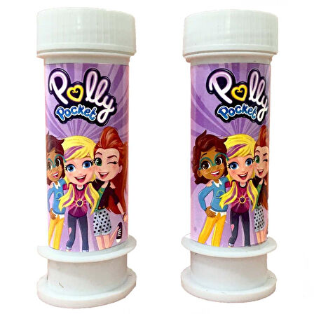 ​​​​​​​Polly Pocket Temalı 2'li Köpük Baloncuk