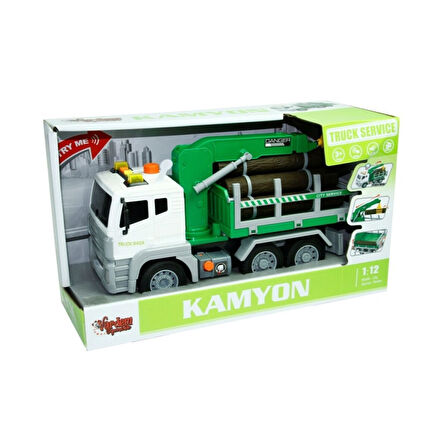 WY821A WY840A 1 12 SÜRTMELİ SESLİ IŞIKLI SERVİS KAMYONU