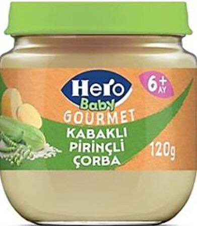 Hero Baby Gourmet Kabaklı Pirinçli Kavanoz Mama 120 Gr
