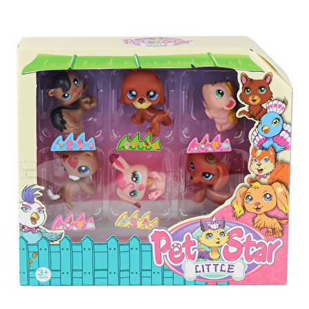KZL-3046A2 Pet Star 6'lı Miniş Seti -Kızılkaya Oyuncak