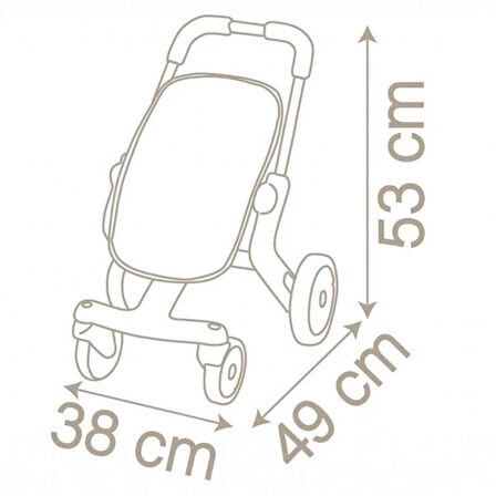 Smoby Baby Nurse Oyuncak Metal Bebek Puseti