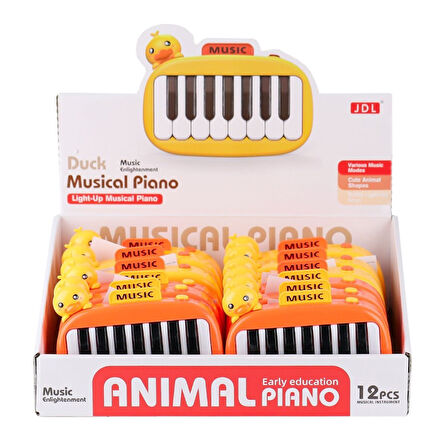 8897-1B Ördek Işıklı Müzikal Piano
