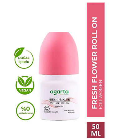Agarta Doğal Roll-On Fresh Flower 50 ml
