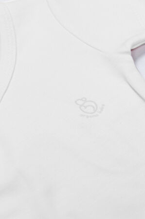 Organik Natural Basic Style Kruvaze Uzun Kol Body BS17102 Beyaz