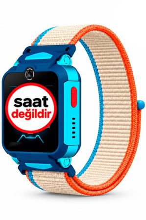 TCL MT42X / MT43A / MT46X MoveTime Uyumlu Çocuk Akıllı Saat Kordonu Hasır Örgü Cırt Kumaş Kayış