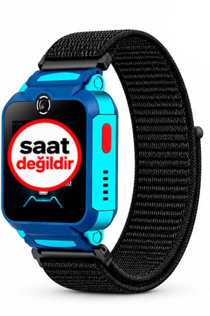 TCL MT42X / MT43A / MT46X MoveTime Uyumlu Çocuk Akıllı Saat Kordonu Hasır Örgü Cırt Kumaş Kayış