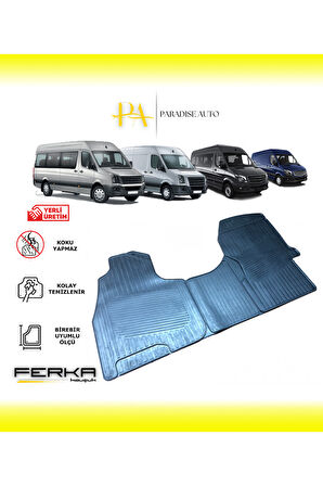 Volkswagen Crafter 3 Parça 2006-2018 Uyumlu Oto Paspas