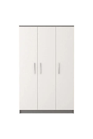 Ajda Giyinme Dolabı - Çok Amaçlı Dolap - Gardırop 120 Cm-3 Kapaklı